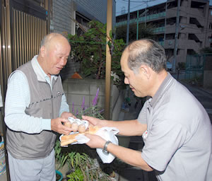 組合員訪問に大活躍
