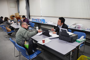昨年の申告相談会風景